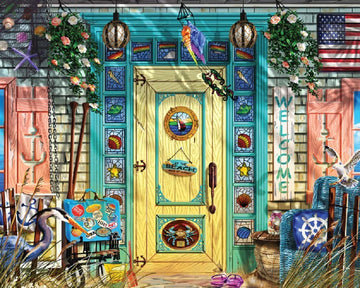 Heritage Puzzles The Beach House - 1000 Piece Jigsaw Puzzle
