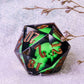 Cusdie Large D20 Dice 55Mm With Sharp Edges, D&D 20 Sided Dice, Handmade Dnd Giant D20 For Dungeons And Dragons Rpg, Table Games