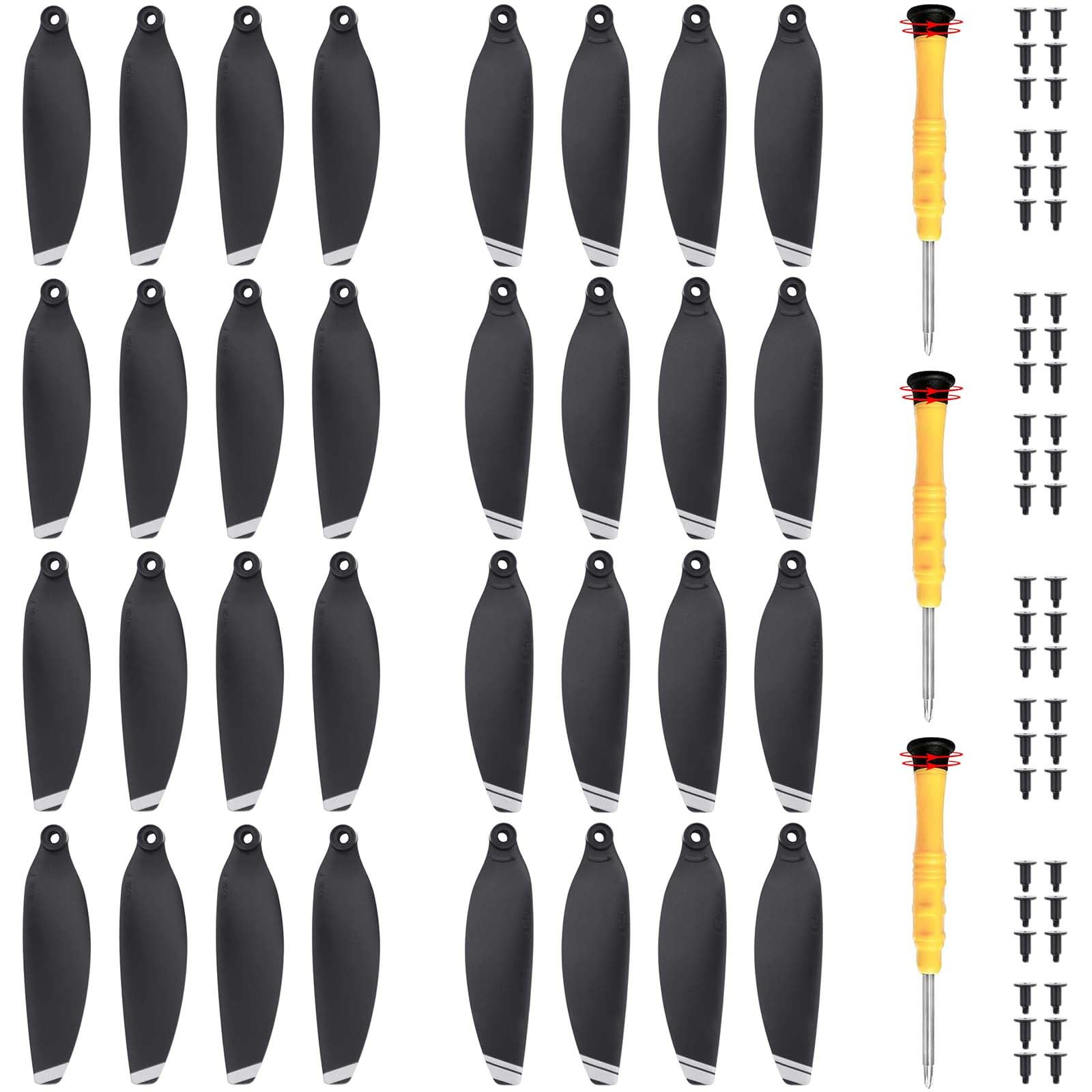 32 Pcs Propellers for DJI Mavic Mini Propellers, Replacement Low-Noise and Quick-Release Blades Props Wings Compatible with DJI 