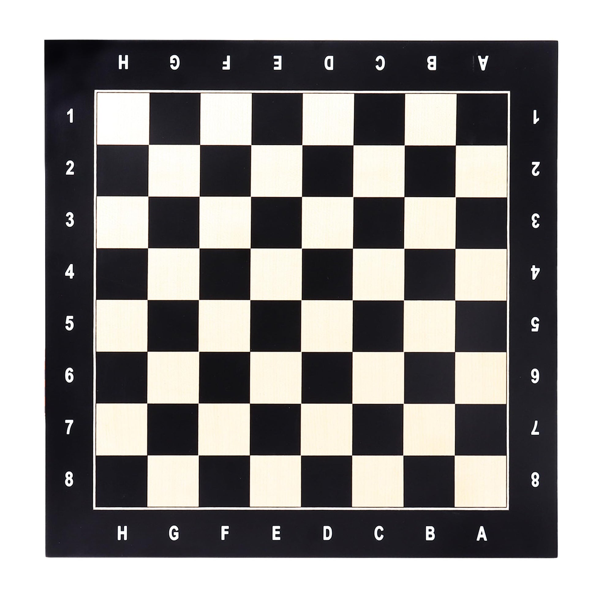GSE Games & Sports Expert Professional Tournament Chess Board Only  Beech & Maple Inlaid Chessboard  Chess Board for Beginners  Kids  mature-themeds (Extra Large: 21.25/ Square: 2.25 Black)