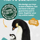 Living Nature Penguin With Chick, Realistic Soft Cuddly Sea Animal Toys, Naturli Eco-Friendly Plush, 11 Inches