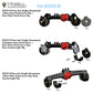 Treal Brass Inner Portal Covers Front Steering Knuckles For Axial Capra And Scx10 Iii-Black
