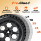 RC Station 12mm Hex RC Wheels and Tires for Hyper Go H16BM H14BM Tires and Wheels 1/14 1/16 with Foam Inserts for Traxxas Wltoys