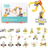 ELECFREAKS microbit 32 in 1 Wonder Sensor Kit, Makecode Programmable Learning Kit with Building Bricks/Sensors/Wukong Expansion 