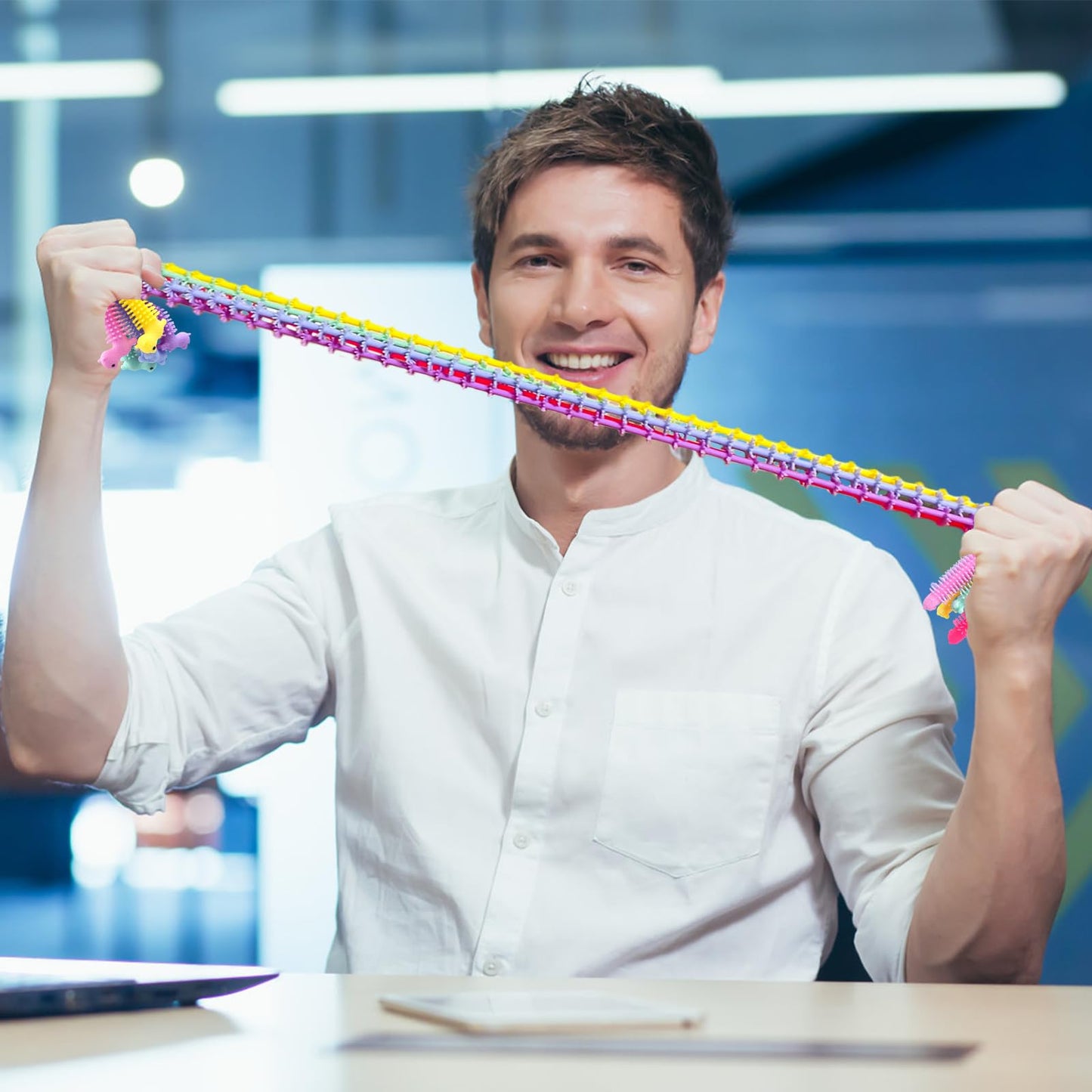 Jgalnim 30Pcs Alpaca Stretchy Fidget Toy,Stretchy String Fidgets Sensory Toys,Stretchy Strings Worm Toy For Children,Kids Or Adu