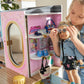 American Girl Truly Me 18-Inch Doll Accessories Jean Jacket, Printed Purse, And Leopard-Print Headband, For Ages 6+