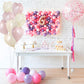 TONIFUL 30Pcs 18 Inch Pastel Pink Cream White Heart Balloons Valentines Day Heart Shape Foil Mylar Balloons Decoration for Valen