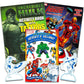 Marvel Avengers Coloring Book Super Set with Stickers (3 Jumbo Books - Over 300 Stickers Total Featuring Captain America, Thor, 