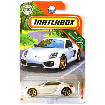 Matchbox Mattel Basic Die-Cast MBX Road Trip - Porsche Cayman (White)
