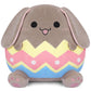 Hagusahuo Easter Plush Bunny Stuffed Animals Toy For Kids, Easter Bunny Plushies Stuffed Gray Rabbit Doll, Easter Basket Stuffer