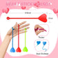 Valentines Sticky Hands Bulk 48PCS Valentines Day Gifts for Kids Classroom Prizes Valentines Party Favors for Kids Stretchy Hear