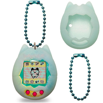 Silicone Cover Case For Tamagotchi Original, Protective Sleeve Skin For Original Tamagotchi Digital Pet Accessories(Only Case)(Blue)