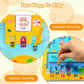 Teekdeer Magnetic Color And Number Maze, 2 In 1 Magnetic Alphabet Maze, Wooden Magnetic Maze Board Learning Counting, Fine Motor