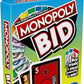 Monopoly Bid Game - Quick-Playing Card Game for 4 Players, Ages 7+, Multicolor, Model F1699100