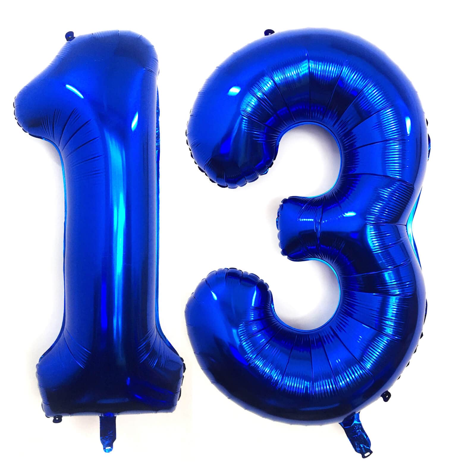 40 Inch Navy Blue 13 Number Balloons Giant Jumbo Huge 13 Or 31 Foil Mylar Helium Number Digital Balloons Dark Blue Birthday Myla