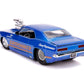 Jada Toys Bigtime Muscle 1:24 1969 Chevy Camaro Earthshaker Die-cast Car Candy Blue, Toys for Kids and Adults