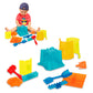 Battat - Sand Toys For Kids - 11Pc Sandcastle Building Kit With Molds And Shovel - Outdoor Sandbox Toys - Sand Castle Play Set -