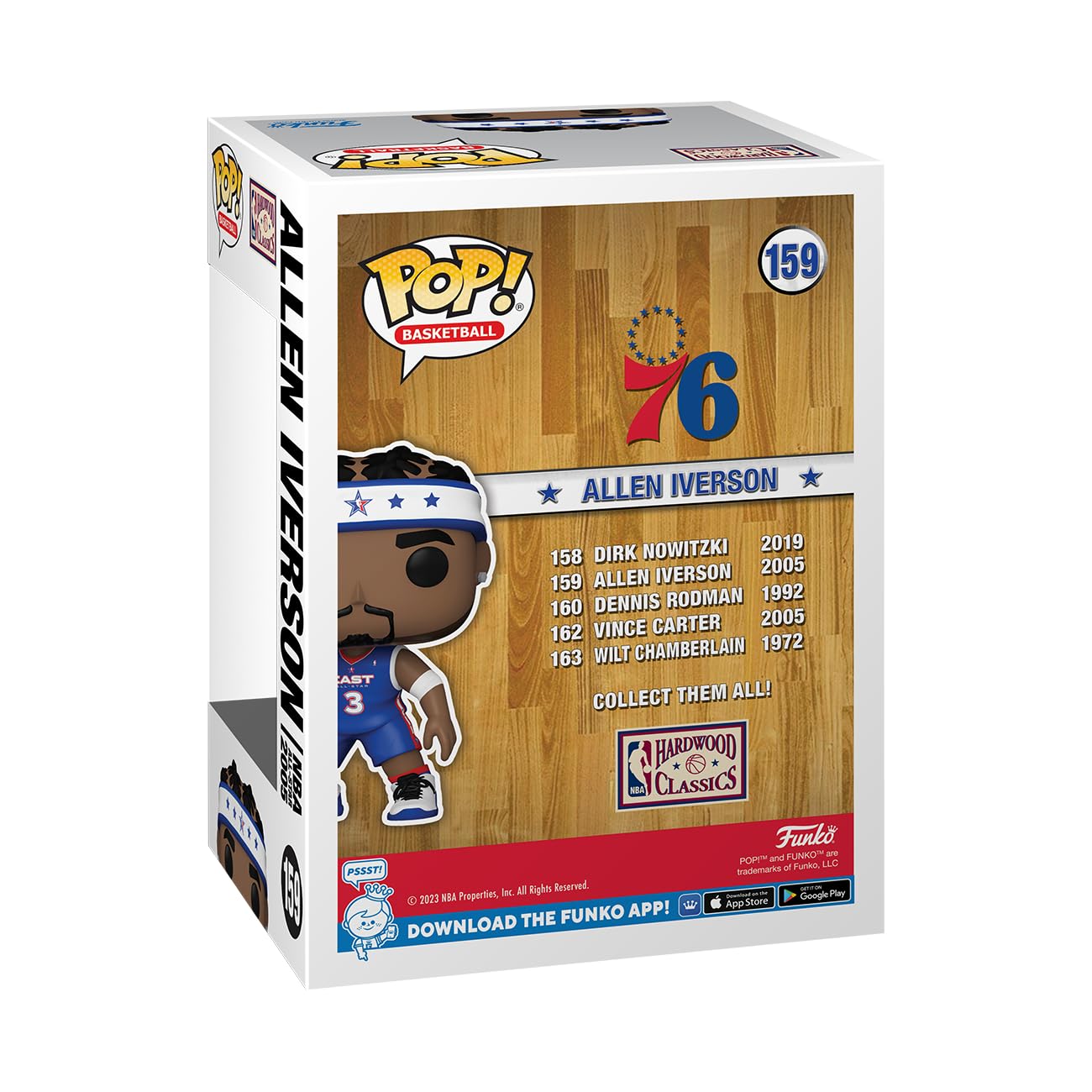 Funko Pop! Nba: Legends - Allen Iverson Iverson - (2005) - Collectable Vinyl Figure - Gift Idea - Official Merchandise - For Kids & Adults - Sports Fans - Model Figure For Collectors And Display