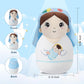 Leyoha Christmas Plush Nativity Scene Set - Mary Plush Baby Jesus Plush Soft Cuddly Stuffed Animal, Perfect Holiday Decor Christ