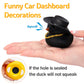 Wonuu Car Accessories Rubber Ducks Dashboard Decorations Rubber Duck Pink Accessories Dashboard Duck Car Decorations Car Ducks For Dashboard Car Duck Car Dashboard Decorations, Bg-Black-Cowboyblack