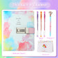 Sicbanna Diary With Lock For Girls Ages 8 9 10 11 12 Year Old, Kid Secret Notebook Locked Diary With Pens, 256 Pages Trendy Watercolor Journal With Lock For Teen Girls 8-12 Birthday Gift