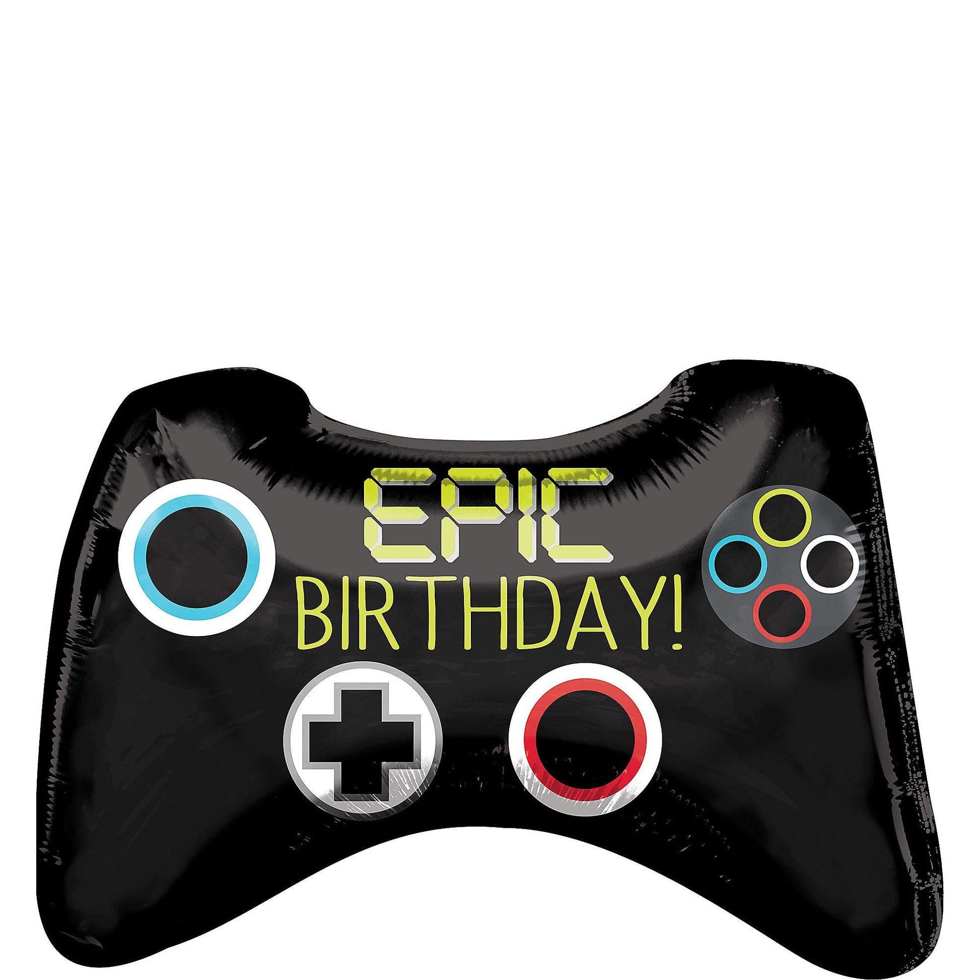 Anagram 28 Epic Party Game Controller Foil Balloon, Multicolor