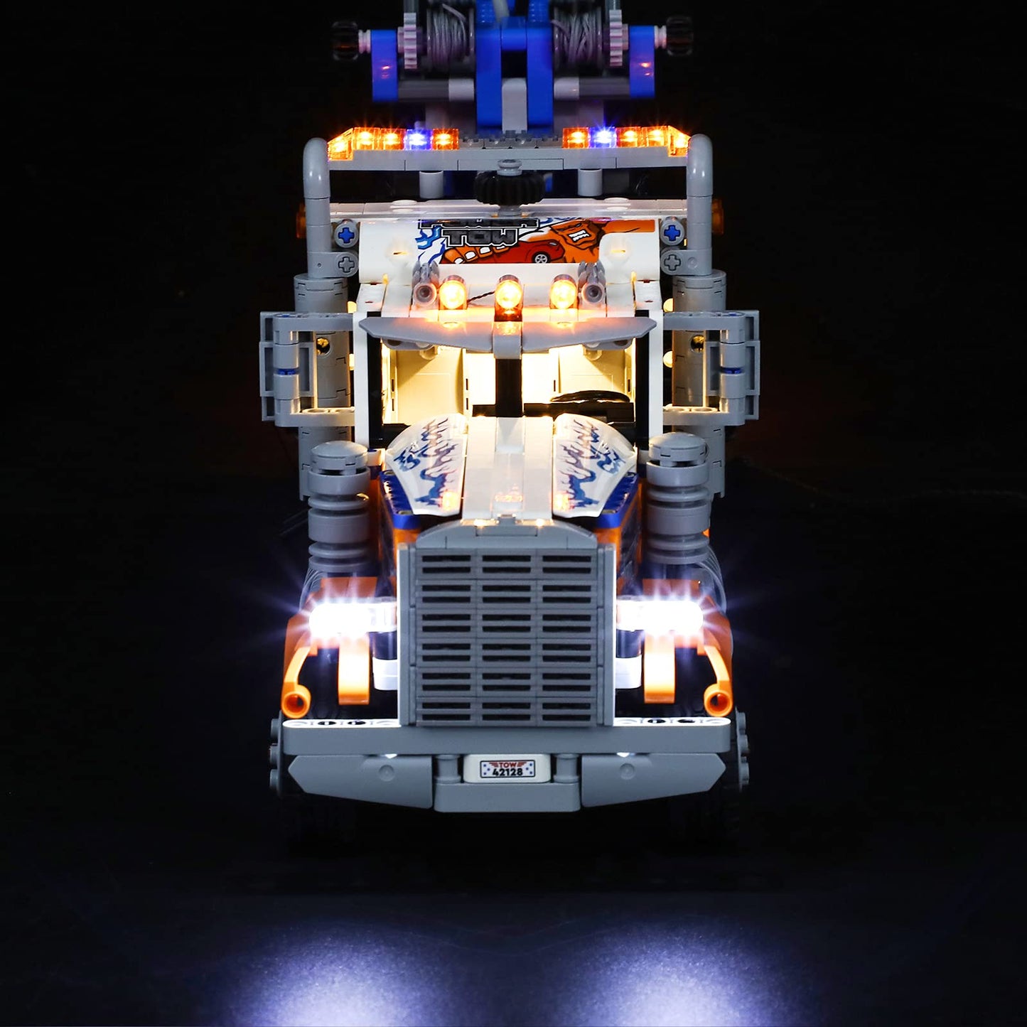 Briksmax Led Lighting Kit For Heavy-Duty Tow Truck - Compatible With Lego 42128 Building Blocks Model- Not Include The Lego Set