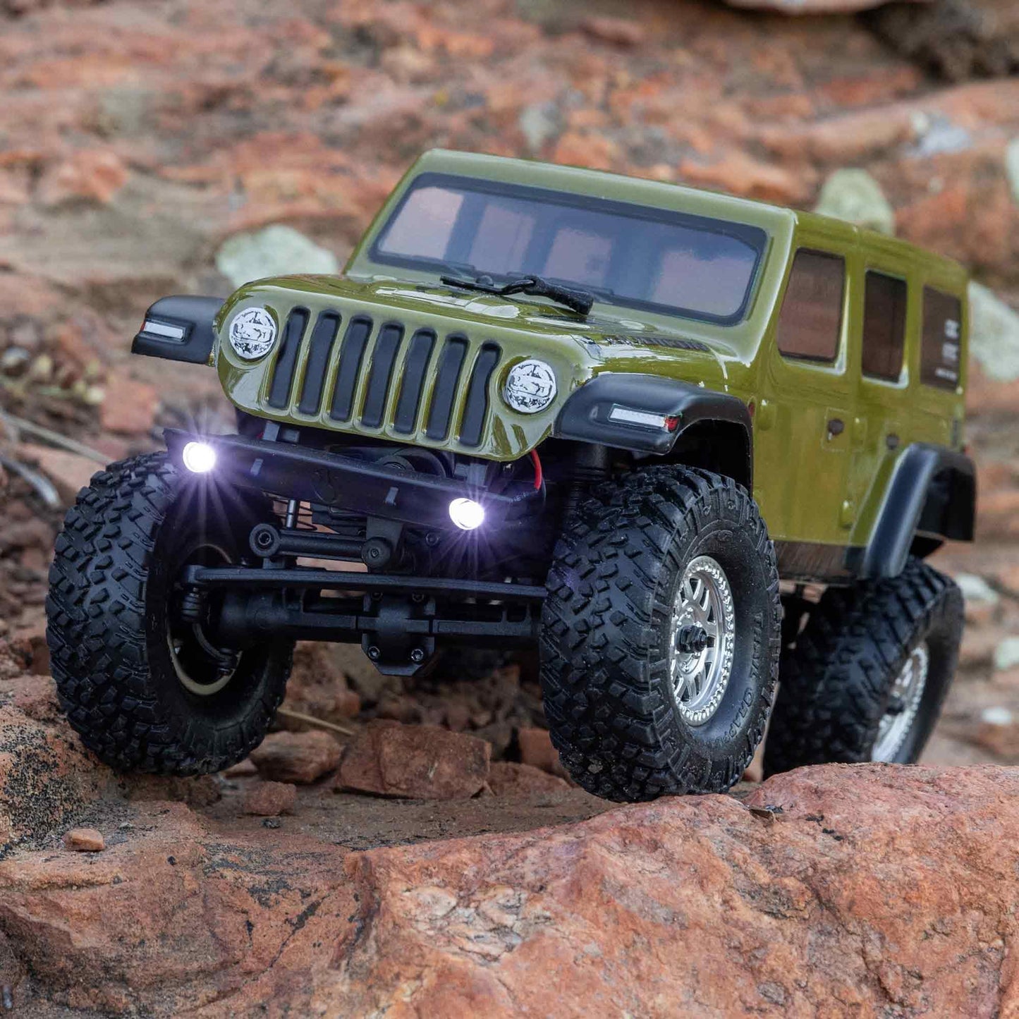 Axial RC Truck SCX24 2019 Jeep Wrangler JLU CRC, Green: 1/24 4WD RTR (Battery and Charger Included), AXI00002V3T4