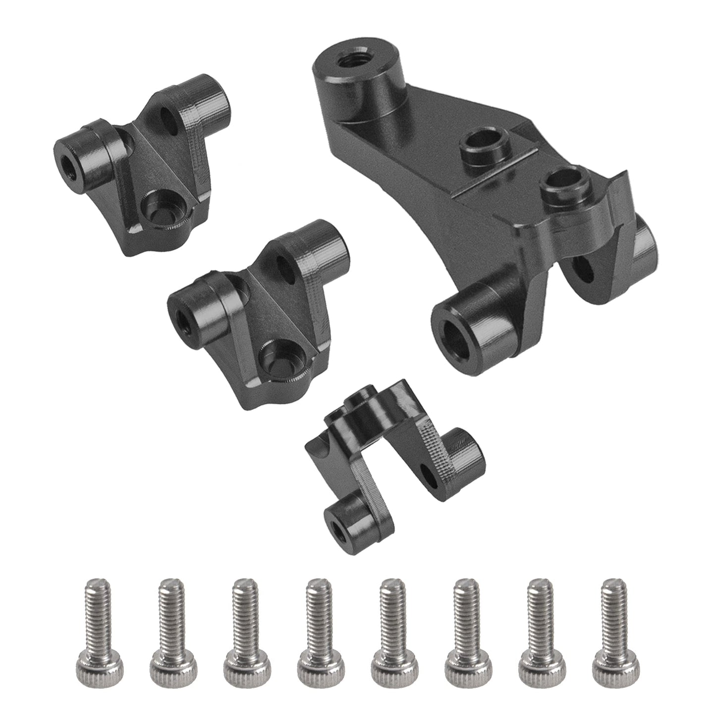 Vgoohobby Aluminum Alloy Axle Mount Set Suspension Links Stand Compatible with TRX-4 TRX-6 8227 1/10 RC Crawler Car Upgrade Part