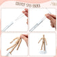 Yaocom 12 Pcs Doll Stand Action Figure Stands With Expandable Waist Wire For 8'' To 12'' Dolls And Action Figure(White)