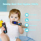 Ersihua 2-Pack Silicone Baby Teething Toys, Fire Tv Remote Shape For 18 Months Infant, Toddlers, Boys And Girls Early Educationa