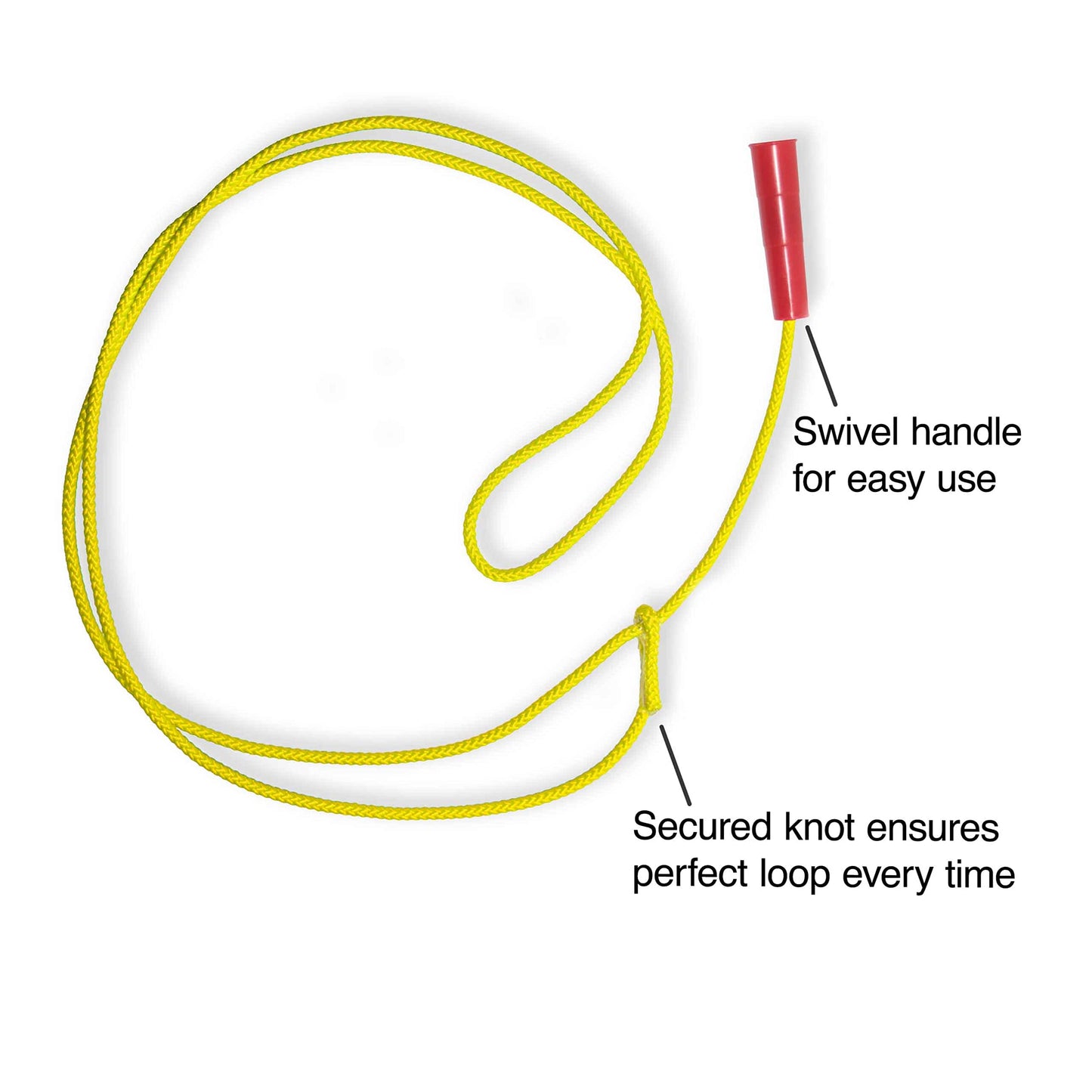 Western Stage Props Childrens Cowboy Kiddie Trick Rope Lasso Pre-Tied | Ages 4-10 |Gold|