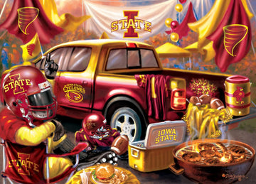 Masterpieces 1000 Piece Jigsaw Puzzle for mature-themeds - NCAA Iowa State Cyclones Gameday - 19.25x26.75