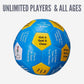 TaliCor Thumball 4-Inch Activity Ball - Teal/Yellow, Vinyl, Small - Engage Students, Boost Energy, Improve Coordination