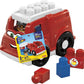 Mega Bloks First Builders Freddy Fire Truck Gcx09, Building Toys For Toddlers (6 Pieces)