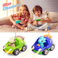 Dinosaur Toys for Kids 3-5, 2 Pack Remote Control Car Toys for Toddlers, Dinosaur RC Car Toys with Music and Lights, Xmas Gift,