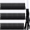 Lcpqmzgh 60 Pcs Gold Noise Makers, Metallic Fringed Noise Makers For New Year Party Favor Supplies (Black)