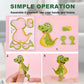 Lovyan 100Pcs Educational 3D Cartoon Puzzle For Kids - Insects, Dinosaurs, Animals, Vehicles Themed 3D Diy Cardboards For Boys &