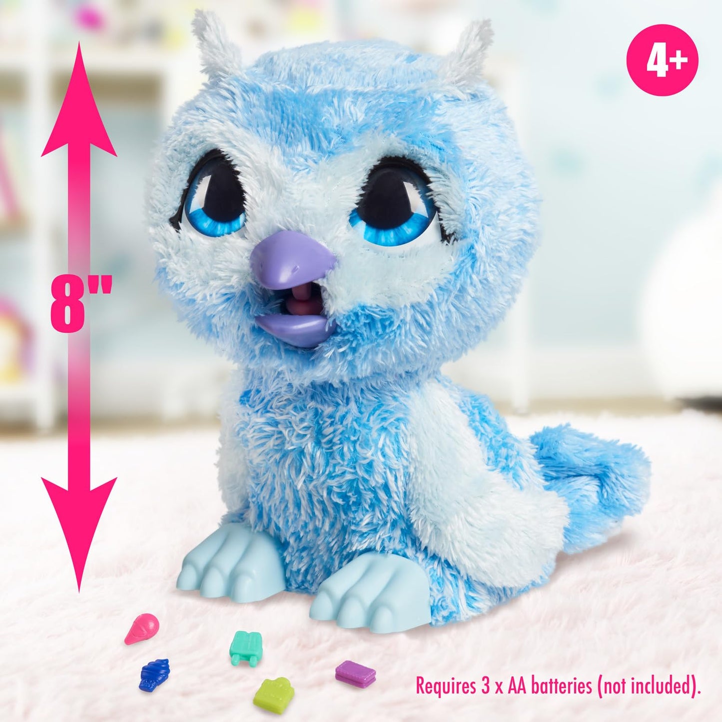 Just Play Furreal Lil Wilds Owlen The Owl Interactive Toy With Sounds, 6-Pieces, Kids Toys For Ages 4 Up