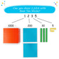 Simply Magic 131 PCS Base Ten Blocks - Math Manipulatives for K-3, Place Value & Counting Cubes, Assorted Colors
