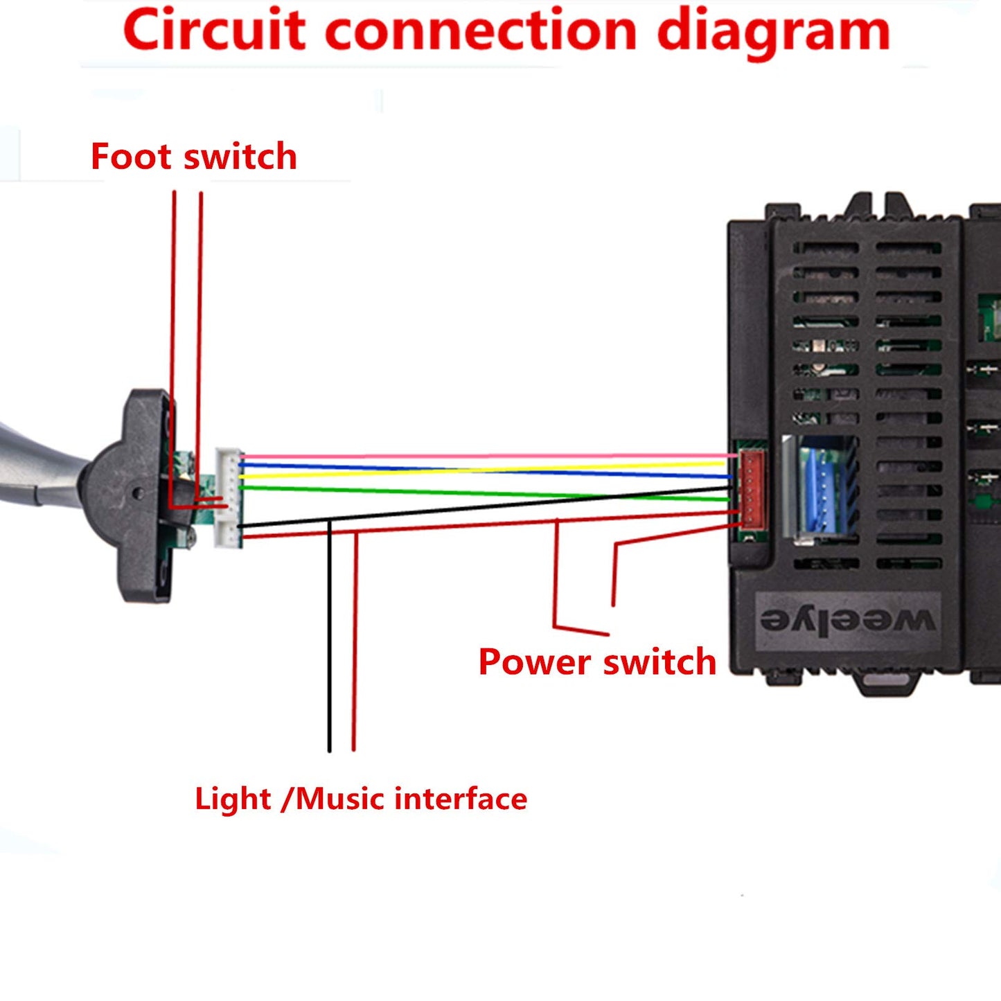 Jiaruixin Children'S Electric Car Gear Switch, Electronic Forward Gear And Reverse Gear Switch, For Children'S Toy Car Replacement Parts Switch