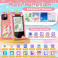 Kids Smart Phone Toys, Touchscreen HD Dual Camera Cell Unicorn Phone for Kids,Travel Toy Preschool Learning Toy for Kids,Christm