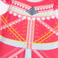 WonderBabe Girls Arabian Princess Costumes Little Girls Dress Up Cosplay Fancy Halloween Christmas Party Outfit with Cape size 7