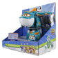 Super Wings 5" Transformer Tino & Mini Tino Dinosaur Airplane Robot, Green, Educational Action Figure for Kids Age 3+