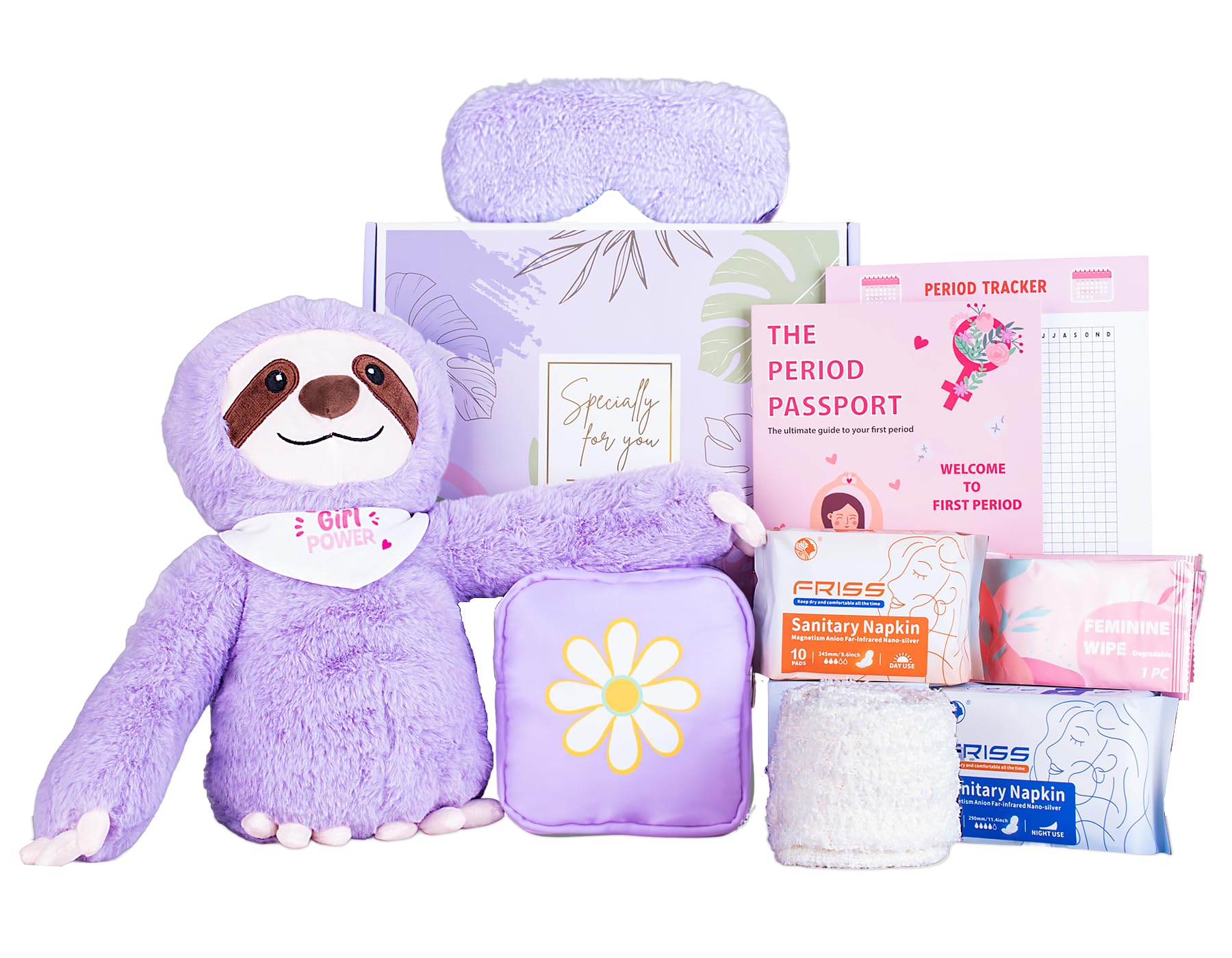 First Period Kit for Girls 9-12 Period Starter for Tweens Period Comfort Kits for Girls 10-12 First Period Gifts for Girls Teen 