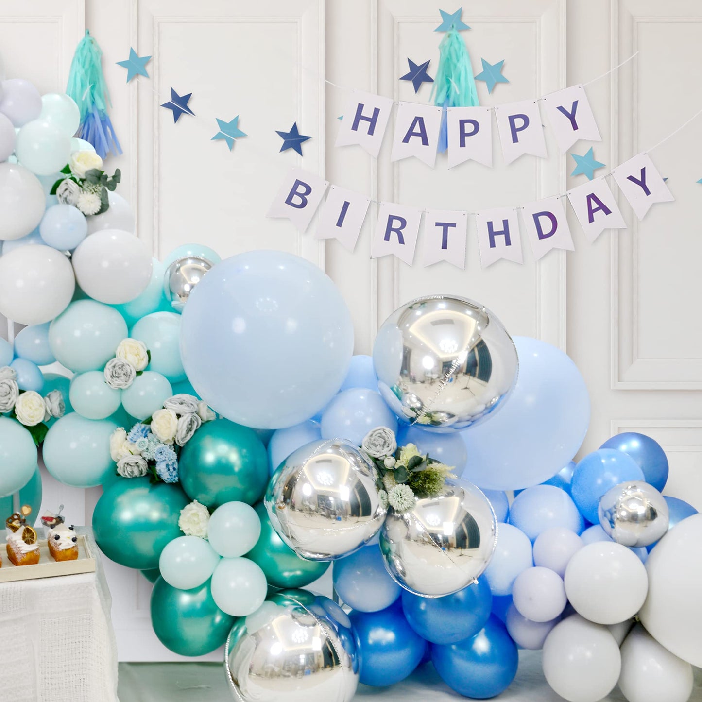 14Pcs Silver Foil Balloons Mylar Balloons 22In 15In 10In Silver Balloons Different Sizes Large Metallic Silver Balloons Chrome B