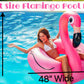 Giftexpress 48' Inflatable Flamingo Pool Float, Swim Party Toys, Fun Beach Floaties, Summer Pool Lilo Lounger For Adults & Kids, Pool Party Favor (2)