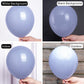 Partywoo Dusty Blue Balloons, 138 Pcs Boho Blue Balloons, Blue Balloons Different Sizes Pack Of 18 Inch 12 Inch 10 Inch 5 Inch Slate Blue Balloons, Lavender Balloons For Party Decorations, Blue-F49