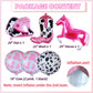 Kwuz Western Cowgirl Balloons Pink Party Decorations, Retro Horse Cowgirl Hat Boot Balloons Girls Western Theme Rodeo Birthday P