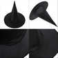2 Packs Halloween Witch Hats Witch Costume Accessory for Halloween Party, Black